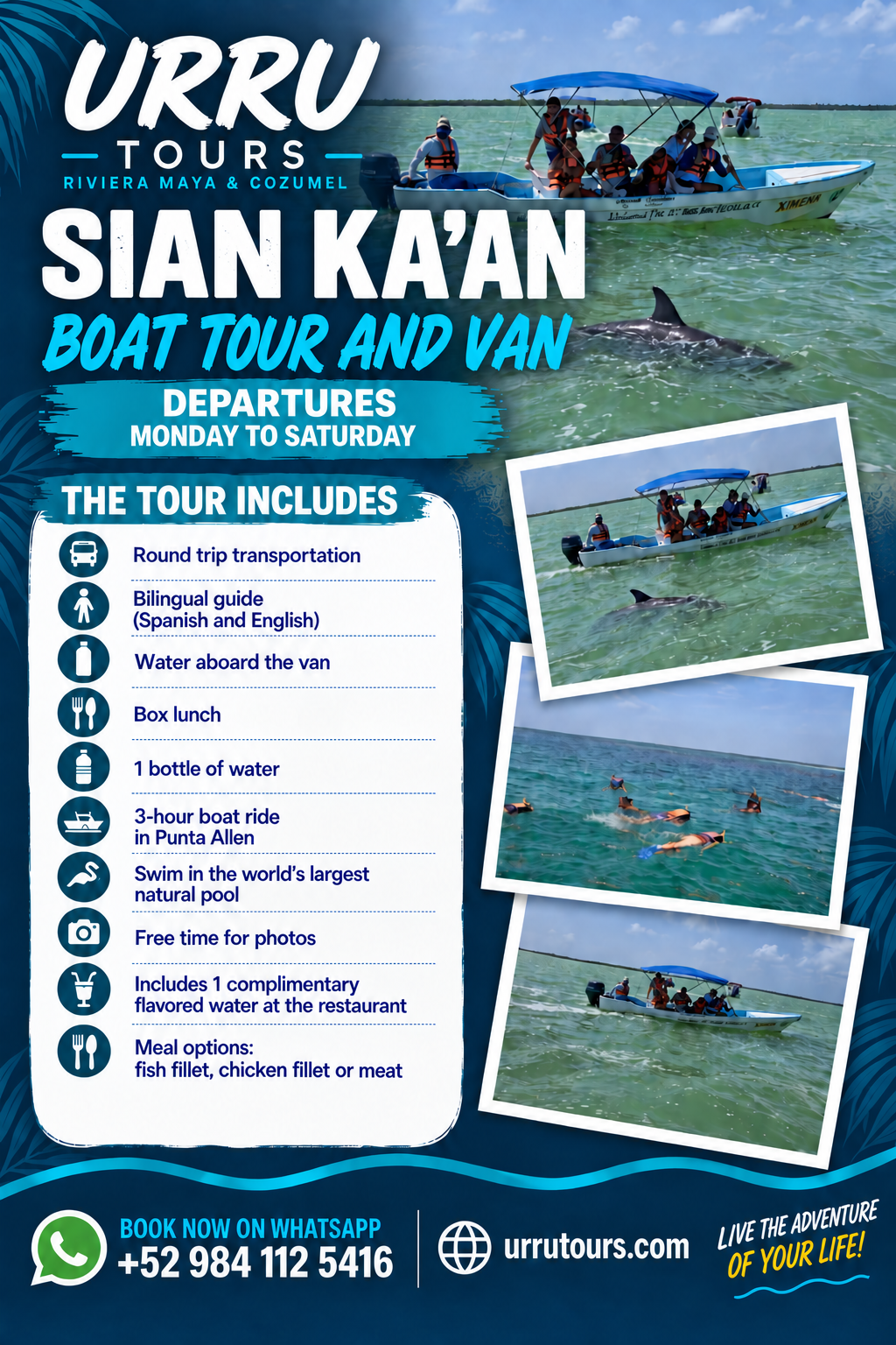 Tour Sian Ka'an and Punta Allen: Boat and Van Tour