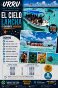 Tour El Cielo en lancha desde Playa del Carmen con ferry incluido